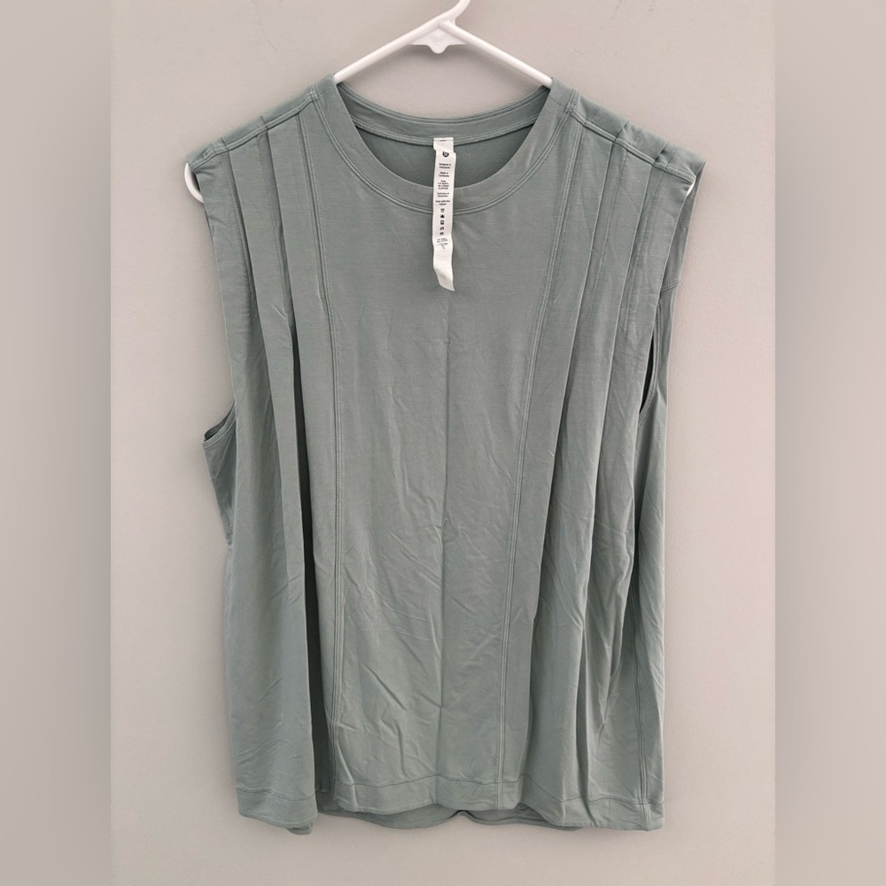 Lululemon Modal Pleated Shoulder Tank